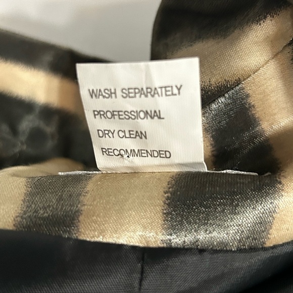 Grace Chuang New York, Animal, Print Blazer, Size Large, cream/brown - Picture 11 of 11